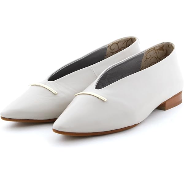 Amazon | フラットシューズ 本革 やわらかい クッション HIMIKO ヒミコ